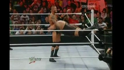 Wwe - Randy Orton Ddt Big Show on Top Rope Raw
