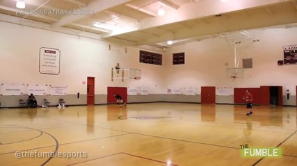 Zach LaVine Alley-Ooping Footballs Is Amazing