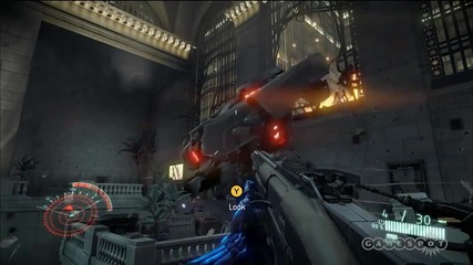 Crysis 2 - Subway Station Battle Gameplay Movie 