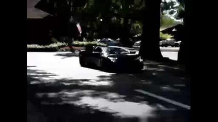 Черно Ламборджини Murcielago