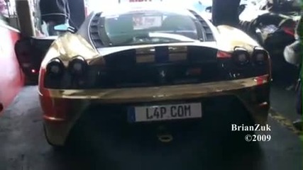 Gold Ferrari 430 Scuderia 
