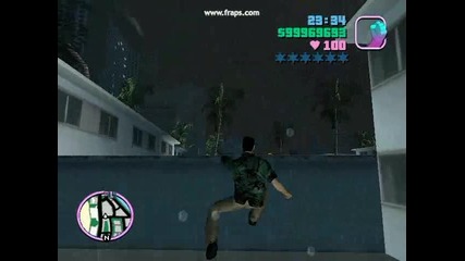 gta vice city:в 23:00 прозорците на някои сгради светят в странна форма :d 