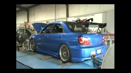 Subaru impreza 546hp dyno test