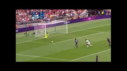 Женски футбол- Япония- Франция 2:1,1/2финал, Олимпийски игри Лондон 2012