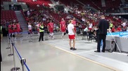 Волейболните фенове в Арена Армеец София