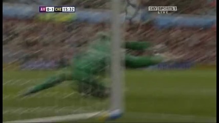 Aston Villa 0 - 1 Chelsea (drogba) .avi 