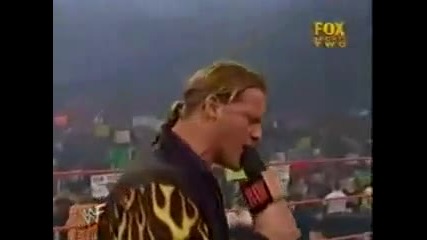 Raw 2001 Крис Джерико е представен като първият Безпорен Шампион