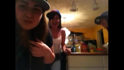 Cinnamon Challenge with the Girls