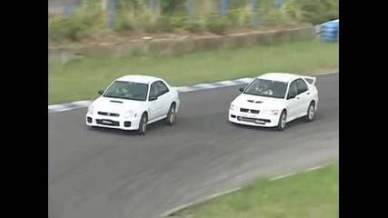 Subaru Imreza Spec C vs. Mitsubishi Lancer Evo Vii Rs - Best Motoring International - 2 of 2 