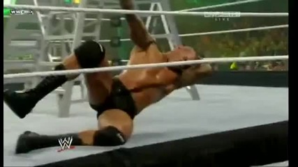 Randy Orton Rko's Jericho off the Ladder