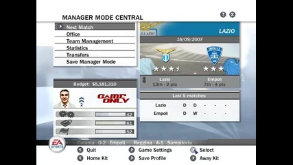 Fifa 08 Manager Mode - Епизод 2