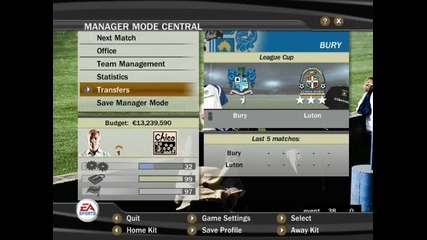 Fifa 07 - Manager Mode Bury Season 02 Епизод 8