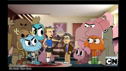 joey dances nd in Gumball's house-grounded