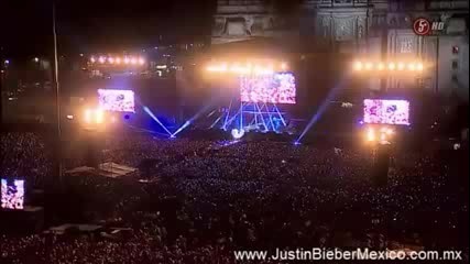 Justin Bieber In Zocalo Mexico Full Dvd Concert Part 1 - 4