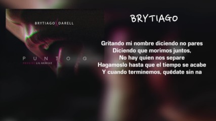 Brytiago X Darell - Punto G ( Lyric Cover )