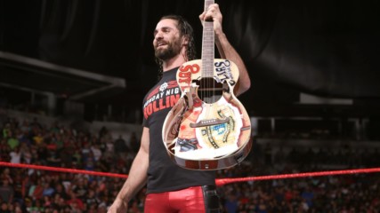 Seth Rollins destroys Elias' prized guitar: Raw, June 11, 2018
