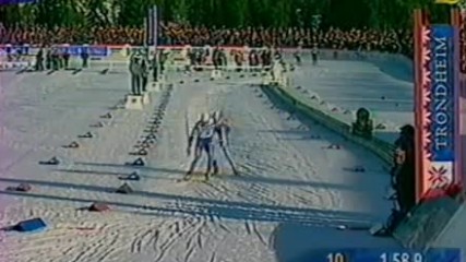 Mens 15km Pursuit at World Championship 1997 Trondheim