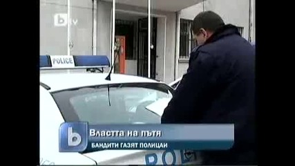 Пиян шофьор не спира на патрулка в Бургас 