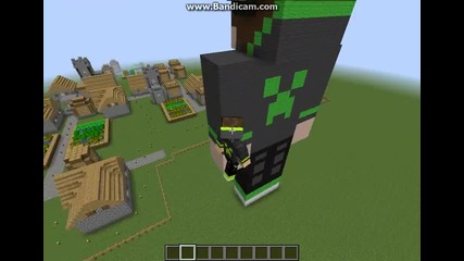 Minecraft статуя на скина ми.