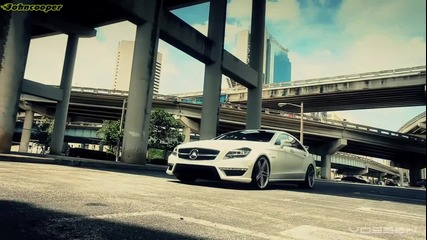 Очаквано добра комбинация - Mercedes Cls63 Amg с джанти Vossen