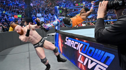 The New Day make waves during 8-Man Tag Team Match: SmackDown LIVE, 12 March, 2019