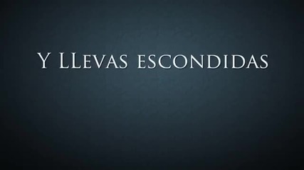 La Malquerida - Cristian Castro, Jesus Navarro y Melissa Letra Official