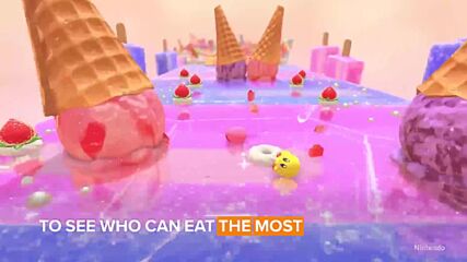Kirby in a new sweet tooth game