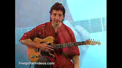 Country Guitar Lessons - Cross Stringing Scales