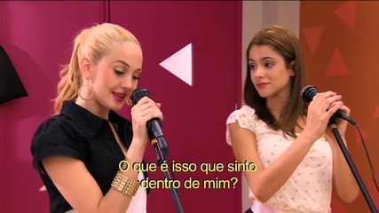 violetta y ludmila cantar "te Creo"