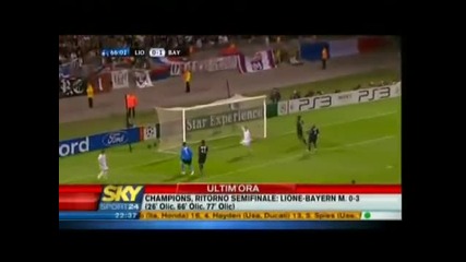 Lyon 0:3 Bayern Munich 27.04.2010 