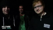 Ed Sheeran & One Direction Goof Around Backstage