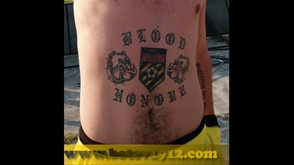 Botev Plovdiv Tattoos (bulgarian fans) 
