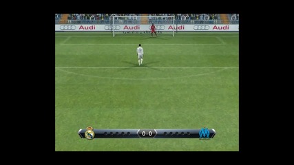 Real Madrid vs Olympique de Marseille - Penalty shoot [ Pes 2013 ]