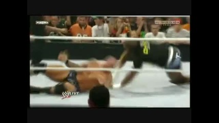 Randy Orton Vs John Cena Tables Match 