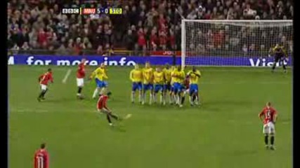[15.11.2008] Manchester United - Stoke City 5:0 Втори Гол На Роналдо