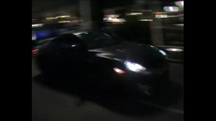 Matte black Nissan Gtr - Звук