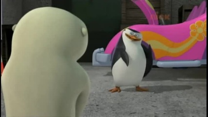The penguins of Madagascar-the otter woman