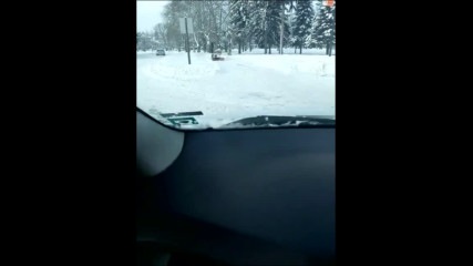 Снегопочистване с каруца