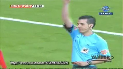 Роналдо получава глупав червен картон срещу Алмериа