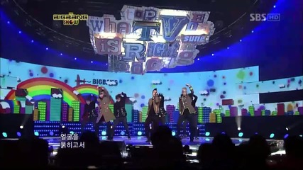 Bigbang - What Is Right [ Sbs The Bigbang Show 28.02.2011]