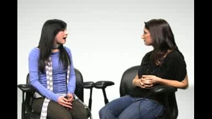 Kate Voegele in Emily `s interviews