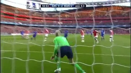 гол на Кристиано Роналдо срещу Арсенал