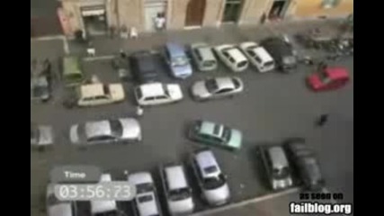 Човек се мъчи да паркира - Parking Fail