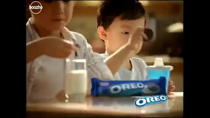 Kitaiska reklama s biskvitki Oreo 