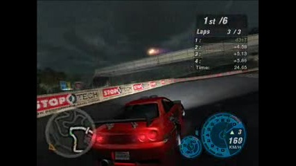 Nfs U2 - racing with Nissan Skyline