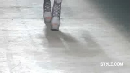 Rihanna @ Gareth Pugh Spring 2010 Ready to Wear Collection