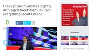 Unhinged Tweetstorm Tells You Everything About Greece