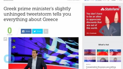 Unhinged Tweetstorm Tells You Everything About Greece