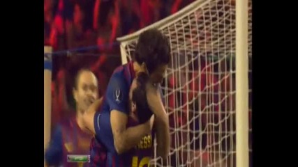 Fc Barcelona 2:0 Fc Porto Uefa Super Cup 26.08.2011 ( Cesc Fabregas winning goal! )