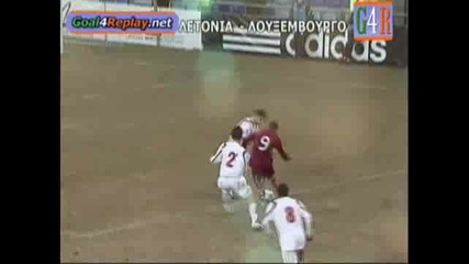 Latvia - Luxembourg 1 - 0 (2 - 0,  1 4 2009).flv